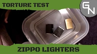 Zippo Lighter Underwater Torture Test