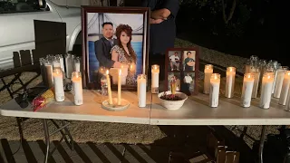 Vigil held for family of victims in Fresno backyard shooting