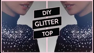 Do It Do yourself Glitter Top -  Inspired by Lirika Matoshi's