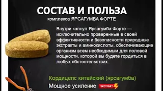 ЯрсаГумба Форте (Yarsagumba Forte): 30 таблеток, цена в аптеках