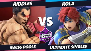 Ludwig Invitational - Riddles (Kazuya) Vs. Kola (Roy) SSBU Ultimate Tournament