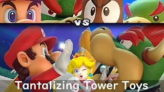 Super Mario Party Mario and Bowser vs Goomba and Bowser Jr #152 Tantalizing Tower Toys