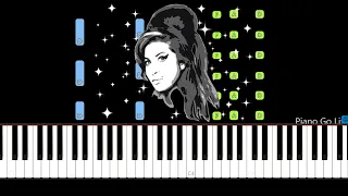 Amy Winehouse - Back To Black Piano Tutorial