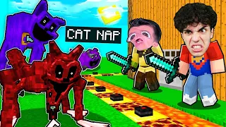 TUTTE LE EVOLUZIONI DI CATNAP VS LA CASA PIÙ SICURA DI MINECRAFT!