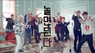 [놀면된다 SKT 눝] EXO, 설리, 윤아! 눝이 음악된다! SKT 눝 CF #2 -멜론편