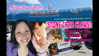 Stone Crab Claws!!! Would You Pay $46.99/lb. for Crab Claws? (Florida Travel Series!)