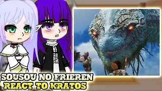 Sousou no Frieren react to Kratos || GOW - Gacha react