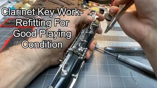 Clarinet Key Work- refitting, Repair & More- band instrument repair- Ferree’s Tools- Wes Lee Music