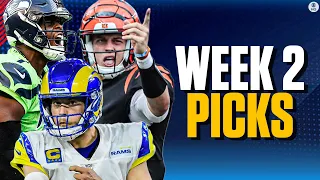 NFL Week 2: EXPERT PICKS for TOP games | CBS Sports HQ