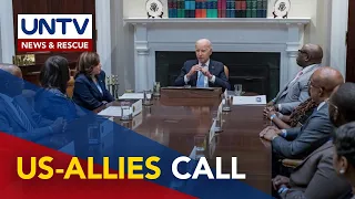 US at Allies, pinulong ni Pres Biden para maseguro ang suporta sa Ukraine