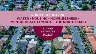 Budget Estimates 2023-2024 - PC 2 - Hon Rose Jackson MLC - 28 February 2024