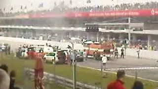 FIA GT BRNO 22.5.2010 Gallardo crash