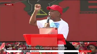 EFF launches Gauteng manifesto