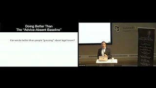 Generative AI (GPT-4) & Access to Justice, Prof. Harry Surden, Silicon Flatirons Center,Colorado Law