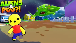 Surviving POO Tsunami's and ALIENS in Wobbly Life! (Wobbly Life Movie)
