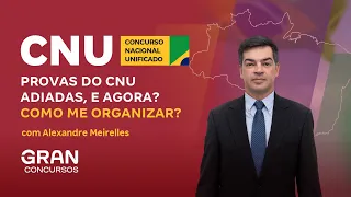 Provas do CNU adiadas, e agora? Como me organizar? com Alexandre Meirelles