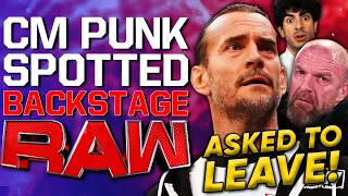 CM Punk BACKSTAGE At WWE Raw, Asked To LEAVE By Security, AEW Reaction Revealed