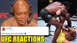 MMA community reacts to Anderson Silva's retirement after losing via TKO to Uriah Hall