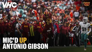 Antonio Gibson Mic'd Up vs. the Miami Dolphins | Washington Commanders | NFL