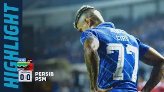 Totalitas Ciro Alves Harus Berakhir dengan Skor Imbang | Match Highlights PERSIB vs PSM Makassar