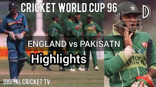 CRICKET WORLD CUP 96 / ENGLAND vs PAKISTAN / 25th Match / HD Highlights / DIGITAL CRICKET TV