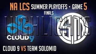 C9 vs TSM Playoff Final Highlights Game 5 S4 NA LCS Summer 2014 Playoffs Cloud 9 vs Team Solomid G5