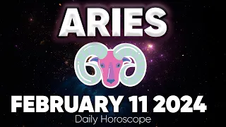 𝐀𝐫𝐢𝐞𝐬 ♈ 🎁👀𝐁𝐄 𝐂𝐀𝐑𝐄𝐅𝐔𝐋 𝐖𝐈𝐓𝐇 𝐓𝐇𝐈𝐒 𝐆𝐈𝐅𝐓... 💣💥 𝐇𝐨𝐫𝐨𝐬𝐜𝐨𝐩𝐞 𝐟𝐨𝐫 𝐭𝐨𝐝𝐚𝐲 FEBRUARY 11 𝟐𝟎𝟐𝟒 🔮 #new #tarot #zodiac