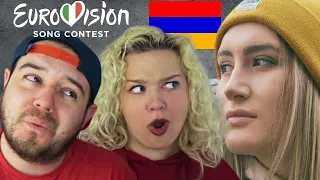 Rosa Linn - Snap - Armenia - Eurovision 2022 | AMERICAN COUPLE REACTION