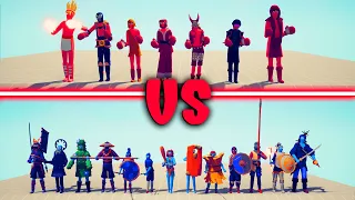 BOXER TEAM vs MELEE TEAM - Totally Accurate Battle Simulator | TABS