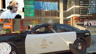 xQc Starts Killing Cops Because Someone Told Him To | xQc GTA Roleplay