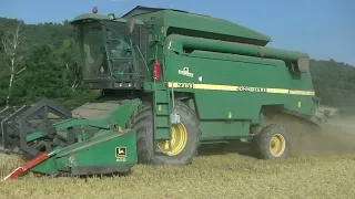 Sklizeň Ječmene 2021 s 2x John Deere 2264