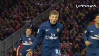 Andrei Arshavin's 31 goals for Arsenal