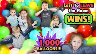 Last To Leave The BALLOON Room WINS! Tannerites Last To Leave Game!