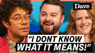 Richard Ayoade Learns Some RUDE WORDS | Question Team | Dave