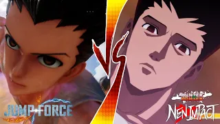 Jump Force VS Hunter X Hunter Nen Impact-All Ultimate Attack Comparison (So Far)