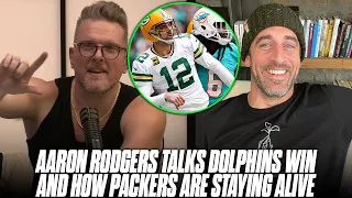 Aaron Rodgers Joins The Pat McAfee Show After Beating Dolphins & Keeping Playoff Hopes Alive