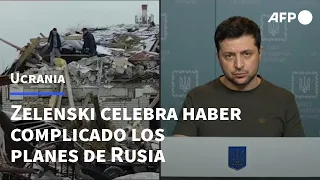 Zelenski celebra haber complicado los planes “furtivos” de Rusia en Ucrania | AFP