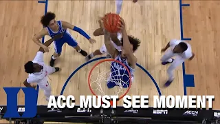 Duke's Dereck Lively II Putback Slam | ACC Must See Moment