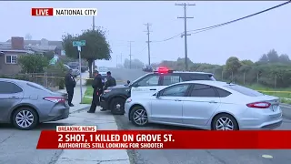 2 Shot, 1 Killed In National City