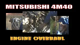 ENGINE OVERHAUL - MITSUBISHI L200 ( 4M40 )