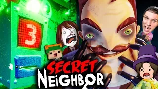 Er öffnet die LEVEL 3 NACHBAR TÜR! ✪ Secret Neighbor (Hello Neighbor MULTIPLAYER)