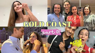 GOLD COAST ☀️ vlog, family fun, surfer’s paradise, part 1 | Swetha & Ranith #vlog #family