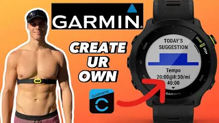 HOW TO PROGRAM CUSTOM WORKOUTS ON YOUR GARMIN WATCH - Make your training 1000x EASIER!