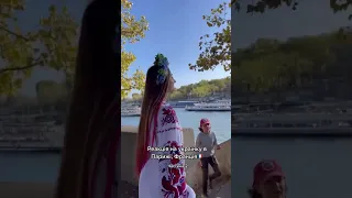 Reaction to Ukrainian girl in Paris🇫🇷🤝🇺🇦 #ukraine #ukrainewar #ukrainian #reactionvideo