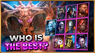 🔥ULTIMATE TEST🔥 Who Is The Best For Clan Boss? Best Epic DPS Poisoners Tier List Raid Shadow Legends