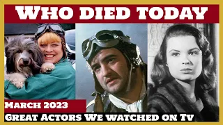 8 Famous Celebrities who died today 5th March - remembering big stars - 2023