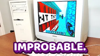 Playing Minecraft on a 30 Year Old Macintosh Clone