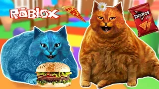 САМЫЕ ТОЛСТЫЕ КОТЫ / ЕШЬ или УМРИ в РОБЛОКС / EAT or DIE Roblox