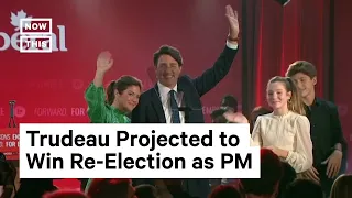 Justin Trudeau Projected to Win Re-Election in Canada