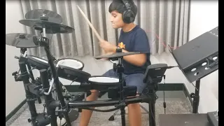 KGF - Dheera Dheera - Drum cover by Purav Kashi; (Wear headphones for best sound quality!)